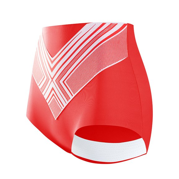 Tummy Control Panties, Prolriy Silk Antibacterial Shaping Shorts Tummy Briefs Tummy Shaping Shorts Titanium Fiber Seamless Womens Underwear Red L