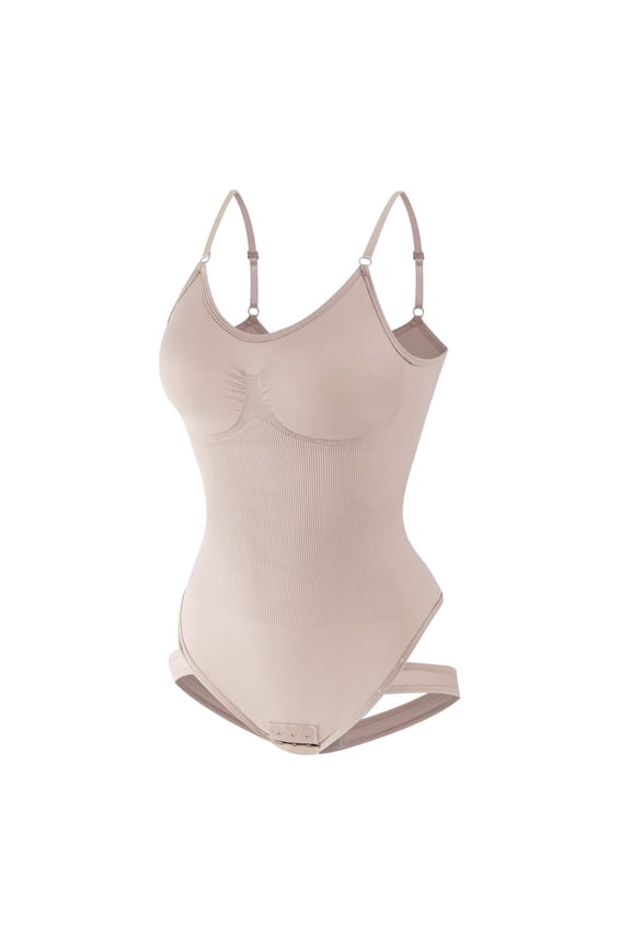 Tummy Control Shapewear For Women Women Bodysuit Butt Lifter Sleeve High Stretch Leotard Tummy Body Shaper, Women's Shapers XL