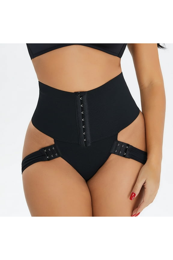 Tummy Control Shapewear For Women Women's Middle-Waisted Alterable Button Lifter Hip And Hip Tucks In Pants Shapewear For Women