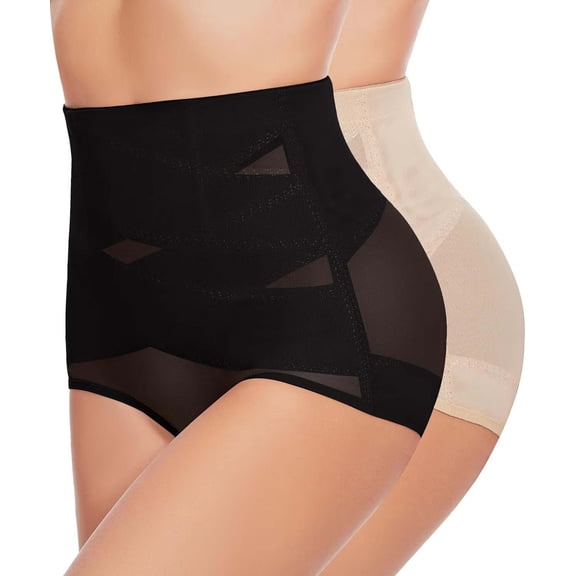 Tummy Control Shapewear Panties for Women-High Waisted Body Shaper Underwear Seamless Shapewear Panty Girdle
