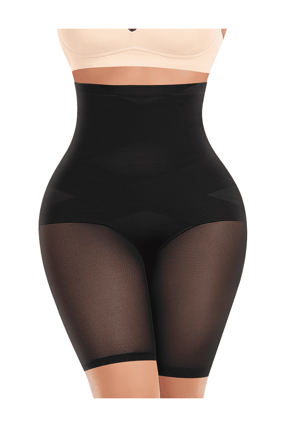 Tummy Control Shapewear Shorts For Women High Waist Body Shaper Shaping Shorts Underwear Cross Slip Shorts Under Dresses