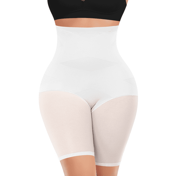 Tummy Control Shapewear Shorts For Women High Waist Body Shaper Shaping Shorts Underwear Cross Slip Shorts Under Dresses