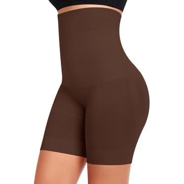 Vertvie Tummy Control Shapewear Shorts - High Waisted Butt Lifting Body Shaper