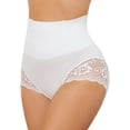 thumbnail image 1 of Tummy Control Shapewear for Women Lace Mid Waisted Underwear Body Shaper Panties, 1 of 5