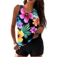 thumbnail image 1 of Tummy Control Tankini Swimsuits for Women Two Piece Bathing Suit Modest Cut Out Beach Swim Suit, 1 of 5