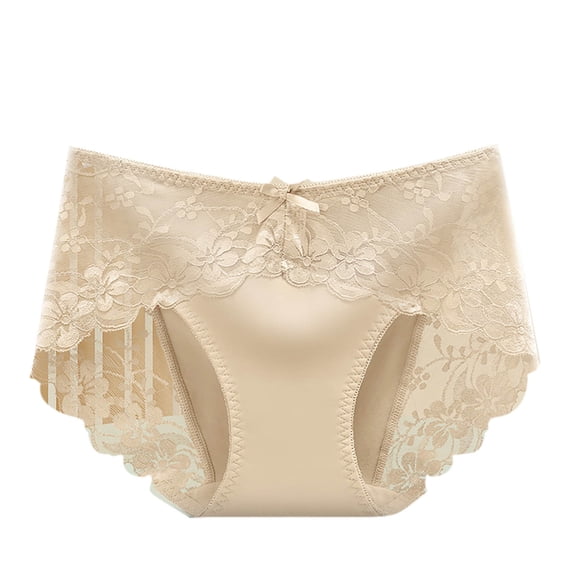 Tummy Control Underwear Panties for Women, Sexy Lace Bikini Underwear, Ladies High Waist Stretch Soft Breathe Briefs