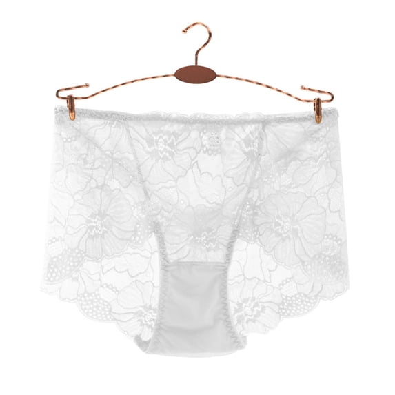 Tummy Control Underwear Women's Briefs Underwear Breathable Mid Waist Lace Ladies Underwear Panties Soft Stretchy Everyday Wear Comfortable Soft Stretchy Everyday Wear Comfortable Womens Underwear