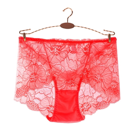 Tummy Control Underwear Women's Briefs Underwear Breathable Mid Waist Lace Ladies Underwear Panties Soft Stretchy Everyday Wear Comfortable Soft Stretchy Everyday Wear Comfortable Womens Underwear
