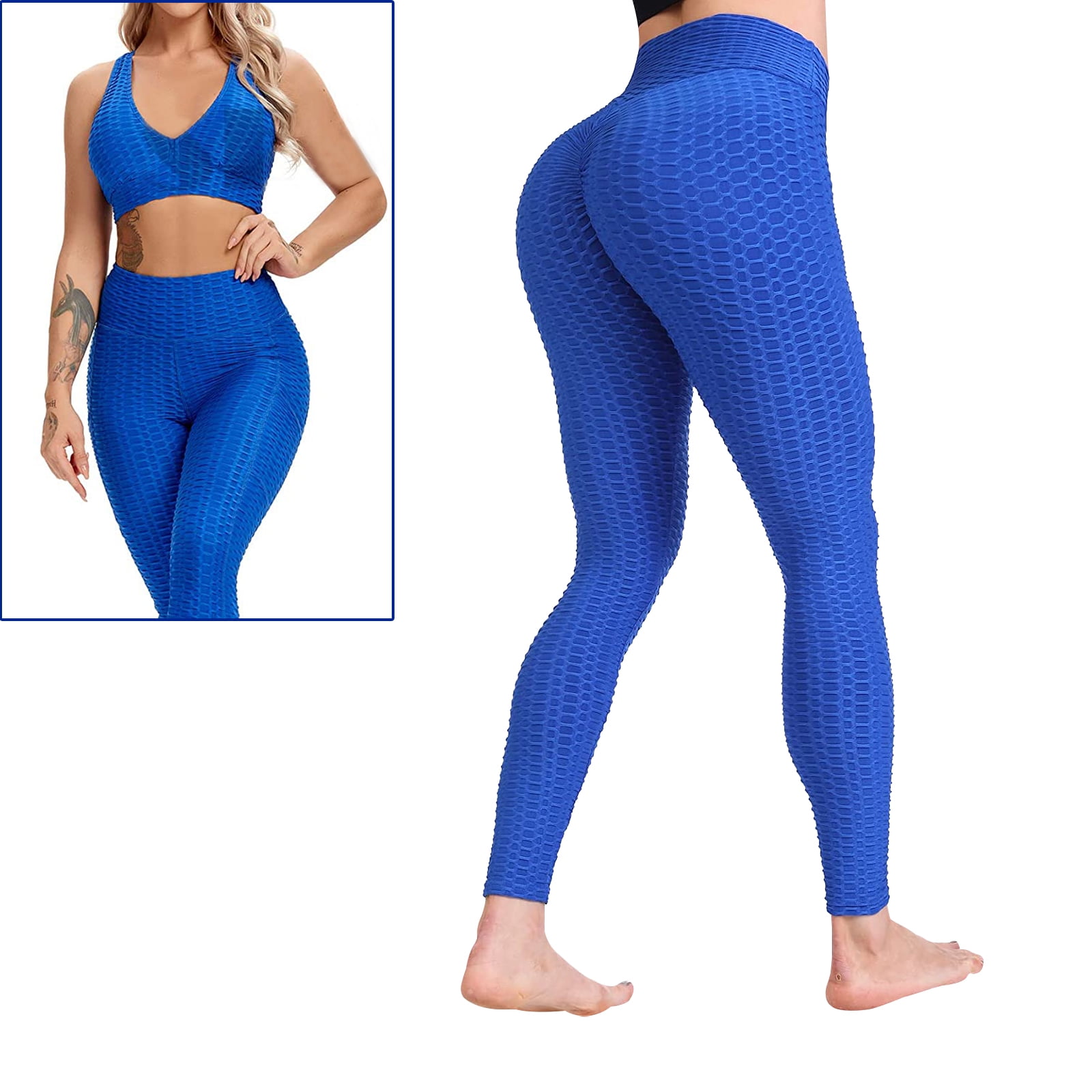  Msicyness Tiktok Leggings 3 Pack Women's High Waist Yoga Pants  Butt Lift Tummy Control Leggings Textured Scrunch Booty Tights : Clothing,  Shoes & Jewelry