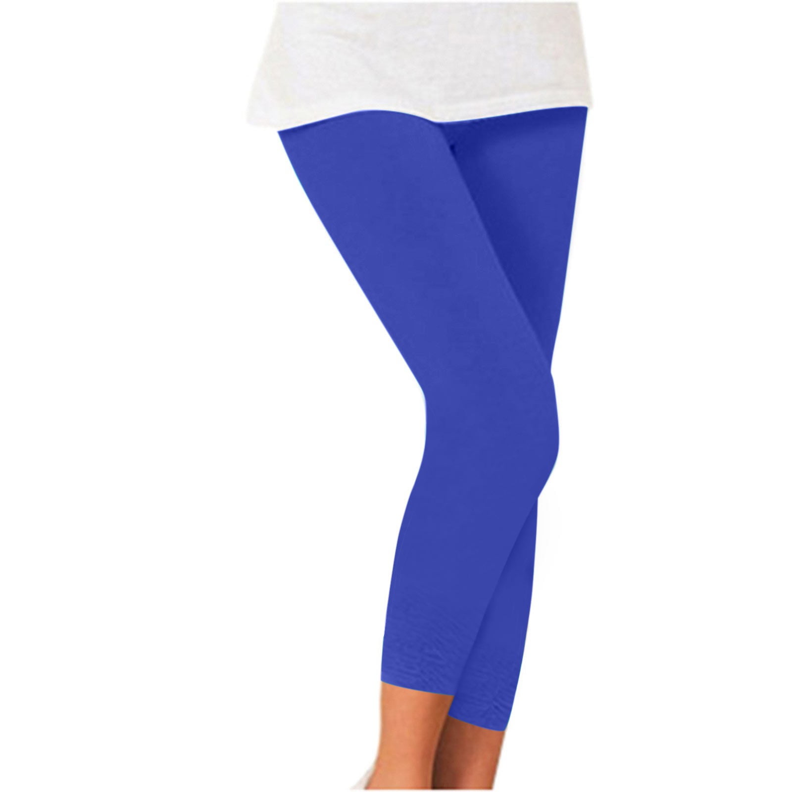 Tummy Control Yoga Pants High Waisted Plus Size Trousers Stretch Capris ...