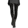 thumbnail image 1 of Tummy Control leggings for women Sequin Printed Fashionable Casual Slimming Bottom Pants Women's Fashion Clothing Workout Soft Yoga Pants for Running, 1 of 4