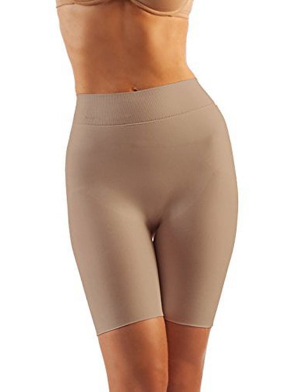 Tummy Flatting & Butt enhancing Compression Shorts. For Slimmer Look & After Cosmetic Surgery. Post-Op Garments. Fine Italian Made Quality & Style. (XX-Large Nude)