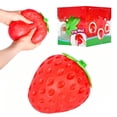 thumbnail image 1 of Strawberry Squishy,Slow Rising Squishing Butter Stick,Strawberry Squishies Stress, 1 of 6