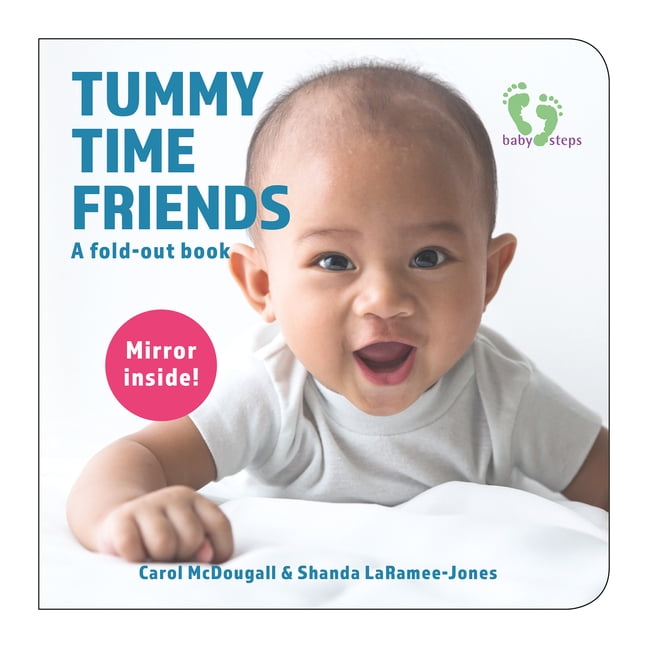 Tummy Time Friends: A Fold-Out Book, (Hardcover)