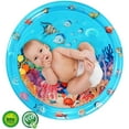 thumbnail image 1 of Tummy Time Water Mat, BUSATIA Inflatable Tummy Time Water Play Mat for Babies, Infants and Toddlers 3 to 12 Months Promote Development Toys Baby Gifts, Cute Baby Play Mat, 1 of 5