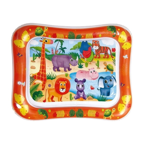 Tummy Time Water Mat,Cat Water Mat,Inflatable Pet Cooling Water Mat Leakproof Sensory Play Mat, Reusable Dog Cat Chilling Water Bed for Indoor Outdoor Summer Lounge Decor