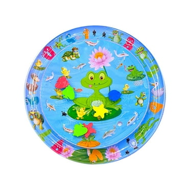 Tummy Time Water Mat, Inflatable Tummy Time Water Play Mat for Babies, Infants and Toddlers 3 to 12 Months Promote Development Toys, Baby Gifts (23.6 inch)