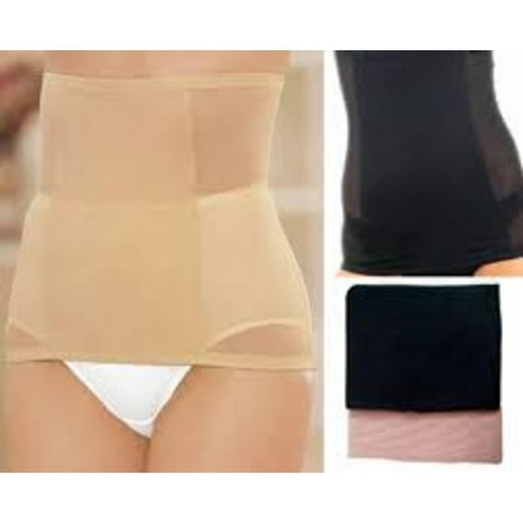 Tummy Trimmer Waist Cincher Unisex XLarge Beige