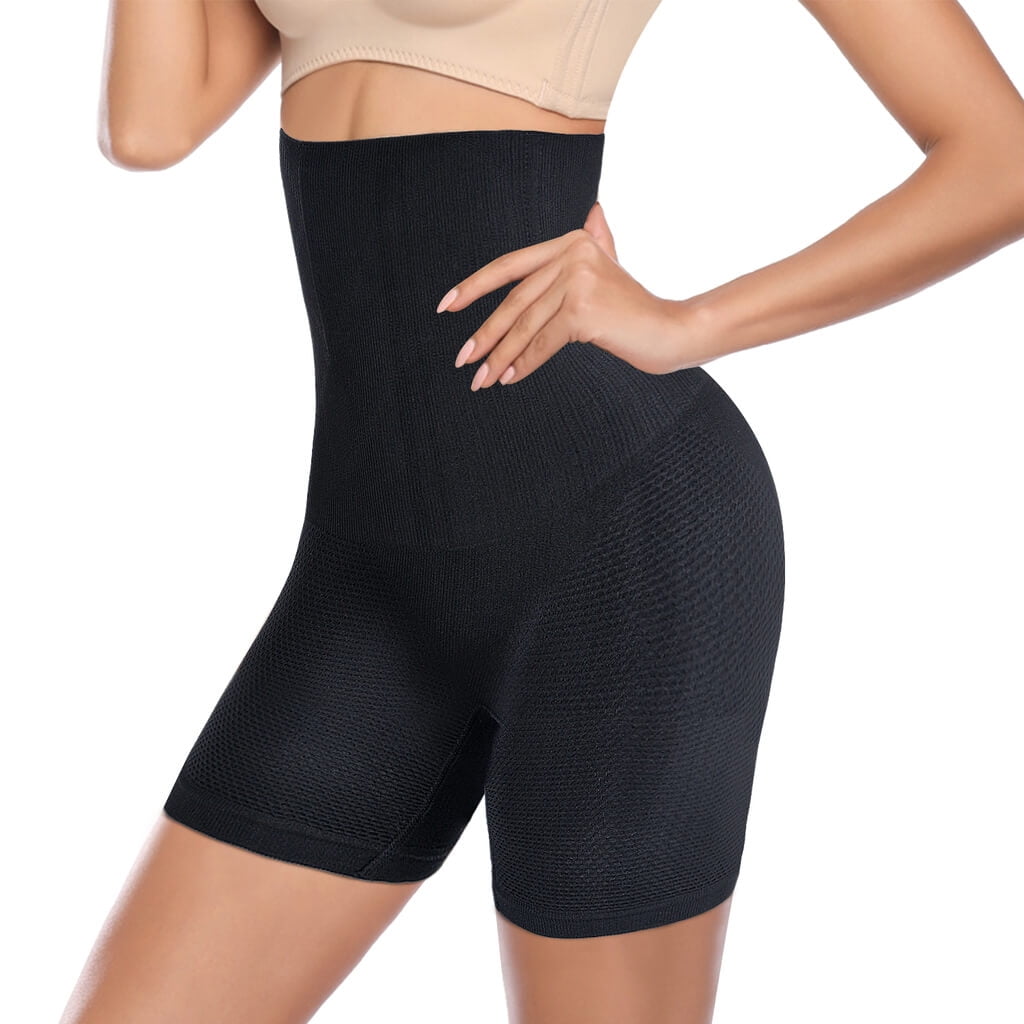ATTLADY Body Shaper for Women Shapewear Tummy Control Shorts Mid-Waist 3Pcs