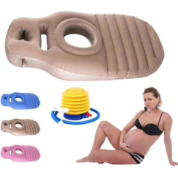 Tummynest - Pregnancy Mattress, Inflatable Pregnancy Pillow, Full Body Maternity Airbed with Hole, Adjustable Portable Pregnancy Pillows for Sleeping