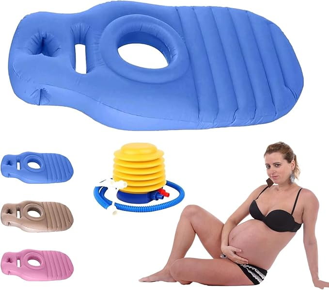 Tummynest - Pregnancy Mattress, Inflatable Pregnancy Pillow, Full Body Maternity Airbed with Hole, Adjustable Portable Pregnancy Pillows for Sleeping