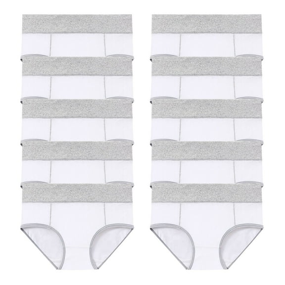 Tumotour 10Pc Oversized Underwear For Women Panties High Waist Panty Ladies Hi-Cut Briefs Stretch Briefs Multipack Bikini Panties