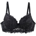 thumbnail image 1 of Tumotour Balconette Bra For Women'S Supportive Underwire Bras Lace Patchwork Bras Everyday Bra, 1 of 9