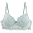 thumbnail image 1 of Tumotour Balconette Bra For Women'S Supportive Underwire Bras Lace Patchwork Bras Everyday Bra, 1 of 9