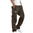 thumbnail image 1 of Tumotour Cargo Pants for Men With Multi Pockets Outdoor Sports Pants Drawstring Straight Leg Pant Work Trousers, 1 of 6