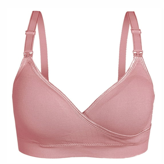 Tumotour Front Open Bras For Women Breastfeeding Cotton Pre Opening Button Breast Feeding Bra Maternity Sleep Bras No Underwire Snap Front Closure Comfort Lace Trim Bras