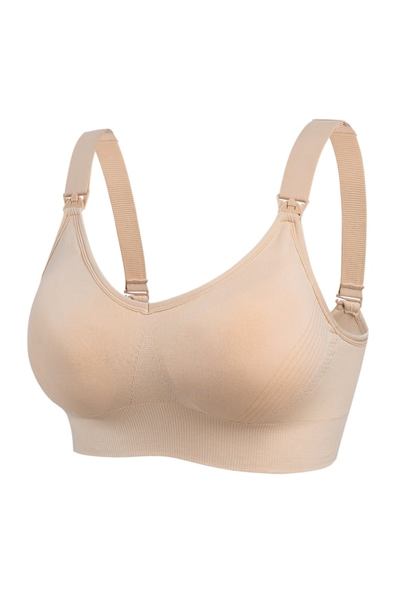Front Open Bras For Women Breastfeeding Cotton Pre Opening Button Breast Feeding Bra Maternity Sleep Bras No Underwire Snap Front Closure Comfort Lace Trim Bras