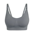 thumbnail image 1 of Tumotour Front Open Bras For Women Breastfeeding Cotton Pre Opening Button Breast Feeding Bra Maternity Sleep Bras No Underwire Snap Front Closure Comfort Lace Trim Bras, 1 of 9