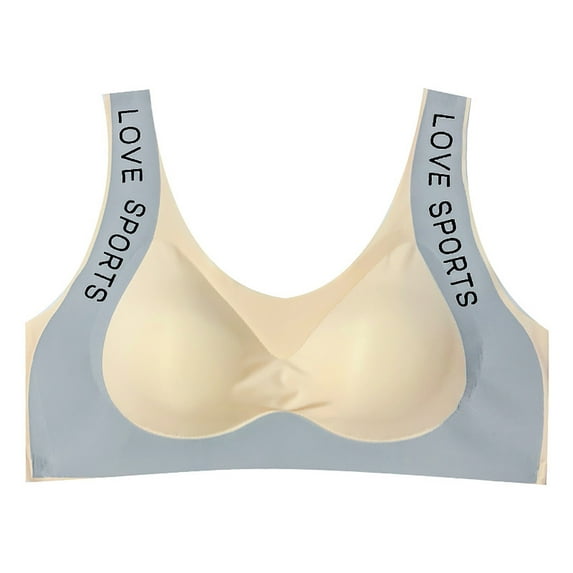Tumotour Full Coverage Bras For Women Traceless Without Steel Ring Small Chest Gathering Push Up Comfortable Nursing Thin Bra Breathable Seamless Fitness Yoga Sports Bra