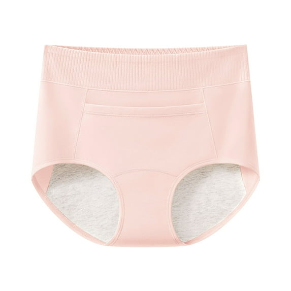 Tumotour Menstrual Leak Proof Underwear for women Period Panties High Waisted Underwear Incontinence Protective Briefs with pockets