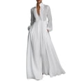thumbnail image 1 of Tumotour Plus Size Button Up Shirt Dress for Women's Long Sleeve Flowy A-Line Maxi Dress Fall Tunic Dress, 1 of 7