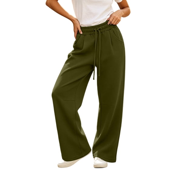 Tumotour Plus Size Sweatpants for Women'S Elastic High Waist Wide-Leg Pants Drawstring Loose Athletic Workout Running Joggers with Pocket
