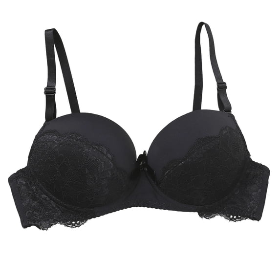 Tumotour Seamless Supportive Wireless Bra Push Up Bra For Woman Supportive No Underwire Bras Lace Patchwork Bras Everyday Bra