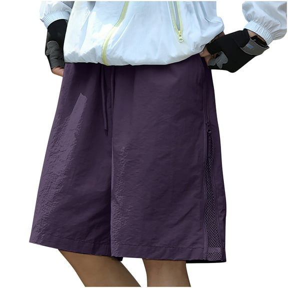 Tumotour Sports Shorts For Men Athletic Shorts Loose Casual Lightweight Running Workout Gym Shorts Five Quarter Pants With Zipper Pockets