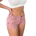 thumbnail image 1 of Tumotour Summer Cargo Shorts for Women's Outdoor Work Shorts Jogging Walkshort Straight-Leg Shorts with Pocket, 1 of 5