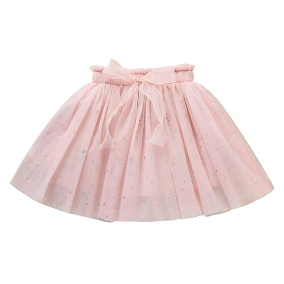 Tumotour Summer Skirt For Teen Solid Color Layered Birthday Party Dance Skirts Puffy Mesh Skirt Layered Princess Cute Skirt