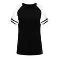 thumbnail image 1 of Tumotour Summer Tops For Women Solid Sports Shirt Short Sleeve Round Neck Top 2025 Spring Cute Casual Outfits Shirts Vacation Clothes Pullover Tops, 1 of 6