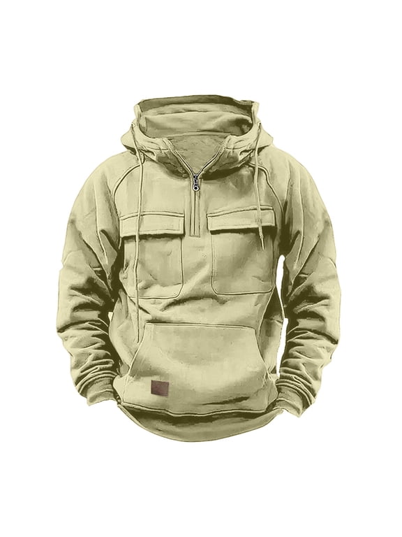 Tactical Sweatshirt For Women Quarter Zip Cargo Pullover Hoodies Workout Gym Sports Running Outdoor Winter Jackets