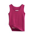 thumbnail image 1 of Tumotour Tank Tops For Women Crew Neck Sleeveless Tunic Shirts Casual Solid Color Loose Shirts Going Out Clothes, 1 of 3