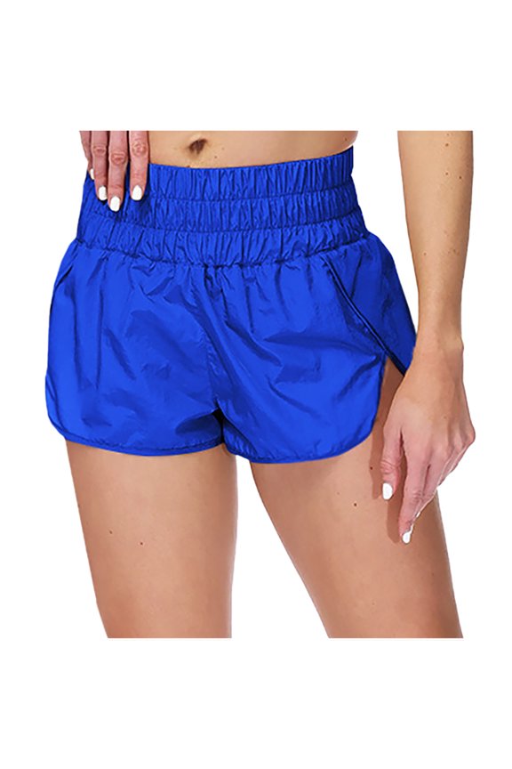 Yoga Shorts For Women Half Shorts Solid Color Casual Pants Elastic High Waist Thin Hot ts Running Workout Gym Shorts