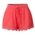 thumbnail image 1 of Tumotour Yoga Sport Shorts For Women Lace Plus Size Shorts Drawstring Elastic High Waisted Athletic Shorts Sporty Shorts Biker Shorts Rope Tie Shorts, 1 of 6