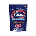 thumbnail image 1 of Tums Chewy Delights Ultra Strength Heartburn Relief Antacid Soft Chews, Very Cherry, 32 Count​, 1 of 13