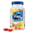 Tums+ Gas Relief, Chewy Bites Chewable Antacid Tablets, Lemon