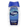 thumbnail image 1 of Tums Ultra Strength Chewable Antacid Tablets for Heartburn, Peppermint, 72 Count, 1 of 14