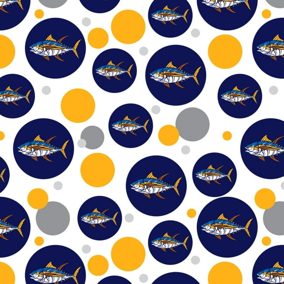 Tuna Fish Design Premium Gift Wrap Wrapping Paper Roll
