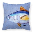 thumbnail image 1 of Tuna Fish Fabric Decorative Pillow, 1 of 4